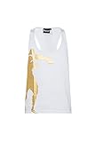 BOXEUR DES RUES - Stringer Tank Top, Man, White-Gold, L