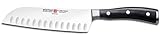 Wüsthof Santoku, Classic Ikon (4176-7), 17 cm Klingenlänge, mit Kullen, geschmiedeter Doppelkropf, rostfrei, extrem scharf, japanisches S