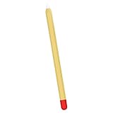 Auleset Schutzhülle für Apple Pencil 1/2 (Silikon, kapazitiver Eingabestift), Gelb