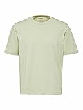 SELECTED HOMME Male T-Shirt Loose Fit Bio-Baumwolle L