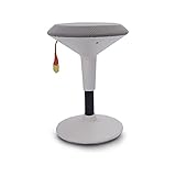 YOLEO Bürohocker Ergonomischer Sitzhocker mit Schwingeffekt 360° Drehstuhl Arbeitshocker Sitzhocker Höhenverstellbar 35-45cm für Büro und Arbeitszimmer G
