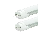 ECD Germany 2er Pack LED Leuchtstoffröhre T8 G13 60cm inkl. LED Starter 11W 785 Lumen Warmweiß 3000K T8 Bürolampe Deckenleuchte - SMD LED Tube Röhre Leuchte Lampe Neonröhre E