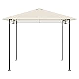 Gawany Pavillon Partyzelt Gartenzelt Gartenpavillon Festzelt Bierzelt Garten Zelt Outdoor Sonnenschutz Pergola 3x3x2,7m Taupe 180g/m²