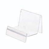 Generic Clear Acrylic Wallet Display Stand Holder Leather Handbag Purse Jewelry Stand A 1#