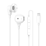 In-Ear Kopfhörer für iPhone Ohrhörer mit Mikrofon, HiFi Stereo Audio Earphones für iPhone Kopfhörer Headphones Kompatibel mit iPhone 12/11/XS Max/XR/X/8/7/6/Pad/