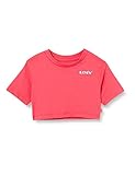 Levi's Kids Mädchen Lvg High Rise Jordi Tee Shirt Tunika, Raspberry, 4 J