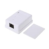 HEYLULU Cat5e RJ45 8P8C HM-HB01 Modell UTP Ungeschirmte Single Port Desktop Mount Box