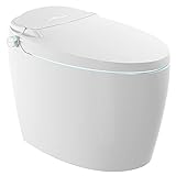 ZLH Luxus-Smart Bidet-Toiletten-WC Länglich EIN Stück Modernes Design, Automatisches Spülen- Und Warme Lufttrocknen, Beheiztes Bidet Mit Integrierter Multifunktionsfernbedienung