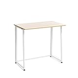 MODEZVOUS - Klappbarer Schreibtisch, klappbar, für kleinen Raum – Wandtisch, Küchentisch, Kindertisch, aus Holz, multifunktional, Arbeitstisch – 80