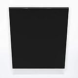 KLEMP Küchenfront 80 cm - 796x196 mm | MAT-037 - Black | Tolle Fronten für den Küchenschränk Wandschrank Hängeschrank Oberschrank