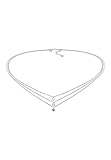 Elli PREMIUM Halskette Damen Choker Layer mit Mondstein Turmalin und Labradorit in 925 Sterling Silb