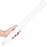 BLS T43 LED-Schranklicht mit Bewegungsmelder, große 3200 mAh LED-Leuchten wiederaufladbar, batteriebetrieben, zum Aufkleben kabelloses Schranklicht, 120 Tage L
