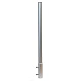 PremiumX Mastverlängerung 70 cm Ø 50 mm ALU Mastaufsatz Antennenmast Verlängerung Sat-Mast-Halter Aluminium mit Mastkapp