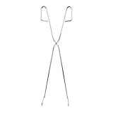 HEMOTON Edelstahl Müllzange Müllgreifer Müll Zange Greifzange Garten Greifer Müllpicker Abfallzange Müllaufsammler Abfall Picker Greifhilfe Greifarm Grabber Tool für Teich Picknick Reinigung