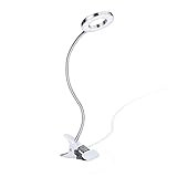 Sonew Make-up Lampe USB Kreis Microblading Tattoo Lampe Tragbarer LED Clip Schreibtisch Licht für Permanent Make-Up Tattoo Maniküre Lash Ex