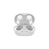 Kabellos Kopfhörer Bluetooth 5.0 In Ear Ohrhörer Wireless IPX4 Wasserdicht HiFi Stereo Taste Control Headset Sport Earbuds mit Mikrofon Macaron Farbe Geräuschisolierung für iPhone Android (Weiß)