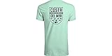 Costa Del Mar Herren Species Shield T-Shirt, Chill, Groß