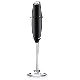 Kaxofang MilchaufschhUmer Handheld Elektrischer KaffeeaufschhUmer Cappuccino Kaffeemaschine MilchschhUmer KüChenmixer Schneebesen, Schw