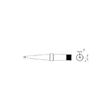 Weller 4PTL7-1 Lötspitze PT-Reihe Meißelförmig Lang, 2mm x 1mm, 370 °C
