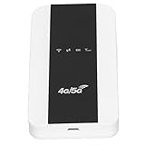 Mobiler Wifi-Hotspot, Tragbarer 4G LTE Wifi-Router Drahtlos Bis zu 150 Mbit/s Download-Geschwindigkeit Wifi-Hotspot-Geräte unterstützen B1/3/7/8/20/38/40/41 mit 3000-mAh-Akku für Heimreisen(M10-3)