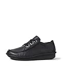 Clarks Damen Funny Dream_Brogue, Schwarz (Black Leather), 39 EU