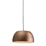 Kugel-Pendelleuchte 1-flammig Shade Colour: Matt Bronze E