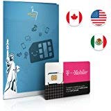 T-Mobile Prepaid SIM-Karte für die USA- Tethering (nur in den USA)! Null Roaminggebühren! 50GB, 5GB in Kanada/Mexiko, ⚡ UNBEGRENZTE⚡ Anrufe & Texte gültig für 21 Tag