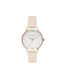 Olivia Burton Damen Analog Quarz Armbanduhr mit Lederarmband OB16MDW21