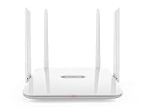 WAVLINK AC1200 Wireless Gigabit Dual Band Router, Smart Wi-Fi Ethernet Router, Geschwindigkeiten von bis zu 2,4 GHz 300 Mbit/s und 5 GHz 867 Mbit/s.PPoE, WISP, WAN-Ports, APP-Fernverwaltung