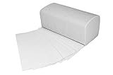 4000 Blatt Papierhandtücher 2-lagig Soft mit Zick Zack Falz | 20 x 200 Stück | saugstarke Einmalhandtücher in Weiß 25 x 23 cm | Ideal für Gastronomie, Krankenhäuser, Prax