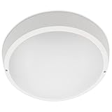 Lumare LED Deckenleuchte 30W Extra Flach rund 2100lm 320mm IP54 Deckenlampe für Wohnzimmer Badezimmer Küche Flur Keller Bad Wandleuchte Einbaustrahler Aufbaustrahler modern warmweiß