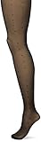 Nur Die Damen Seidenpunkt Strumpfhose, schwarz Punkte, Groesse 044