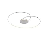 Lindby LED Deckenleuchte 'Joline' (Modern) in Chrom aus Metall u.a. für Wohnzimmer & Esszimmer, inkl. Leuchtmittel - Lampe, LED-Deckenlampe, Deckenlampe, Wohnzimmerlamp