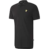 PUMA Herren BVB FtblFeat Game Polo Poloshirt, Black, S