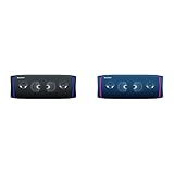 Sony SRS-XB43 tragbarer, kabelloser Bluetooth Lautsprecher, schwarz & SRS-XB43 tragbarer, kabelloser Bluetooth Lautsprecher (Mehrfarbige Lichtleiste, Lautsprecherbeleuchtung, wasserabweisend), b