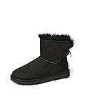 UGG Damen Mini Bailey Bow Ii Schlupfstiefel, Schwarz (Black), 40 EU (7 UK)