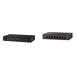 Cisco RV340 Dual WAN Gigabit VPN-Router (RV340-K9-G5) & 8 Unmanaged Switch mit 8 Gigabit-Ethernet-Ports (GbE), eingeschränkter lebenslanger Schutz (SG110D-08-EU)