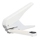 01 02 015 Stanzmaschine, Locher Papierschrott-Sammelgerät Innovatives Design für Büro für Haushalt(Weiß)