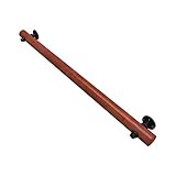 Handlauf For Treppen Treppengeländerhandlauf Aus Holz 1 Ft-20ft Komplett-Set, Treppe Haltegriffe For Ältere, Korridor Treppengeländer Stützstange, Hausgarten Dekorationen Geländer ( Size : 1FT/30CM )