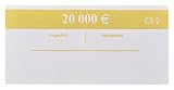 200€ Banderolen (ES 2 - neue Banknoten) - Geldbanderole Papier für Geldbündel - für 200 Euro Scheine - Geldscheine bündeln (20, 100 x 200€ Scheine)