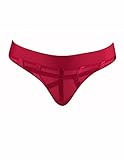 Louisa Bracq Série 47130 Women's Red Embroidered Brief 40