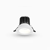 LED Einbaustrahler 9W / 12W COB Aluminium eingebettete Deckenleuchte LED Dekoration Beleuchtung Einbau Runde Deckenplatte Licht Integrierter Downlight Decke Daunenlampen (Color : 4000K)