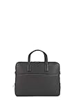 BOSS Herren Crosstown S doc case Aktentasche aus genarbtem italienischem Leder Größe One S