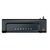 A4-Laminiergerät, Thermolaminator Advanced Never Jam-Technologie, heiß und kalt, 2 Minuten Aufwärmzeit, für Zuhause/Schule/Büro/Handwerk/Karte 330 * 108 * 60mm (Farbe : Schwarz)