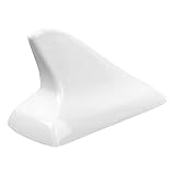 YngFfb Haifischflosse Antenne, Haifischflosse Dekoration, Universal Auto LKW SUV Dach Haifischflosse Dekoration Spoiler Für Die Meisten Autos(Weiß)