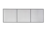 empasa Insektenschutz Fliegengitter Fenster Alurahmen MASTER SLIM XXXL Selbstbausatz in weiß oder anthrazit 100 x 300