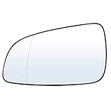 STZYY AußEnspiegelglas FüR Opel Astra H 2004-2009, Links Rechts mit Trägerplatte Beheizbare Rückspiegel AutozubehöR