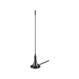 Goobay 67090 DVB-T Antenne passiv (3 dB) mit Magnetfuß für DVB-T2 HD / DVB-T / DAB Empfang