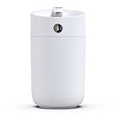 ZIEM 3L Nebel Luftbefeuchter Diffusor mit Feuchtigkeitsanzeige Doppeldüse Cool Mist Luftbefeuchter Leiser bunter Nachtlicht Luftbefeuchter für Schlafzimmer USB Powered Home Luftb