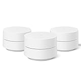 Google Wifi - Mesh-WLAN Router, 3er pack, WLAN, das einfach funktioniert, Bis zu 85m² pro Zugangspunk